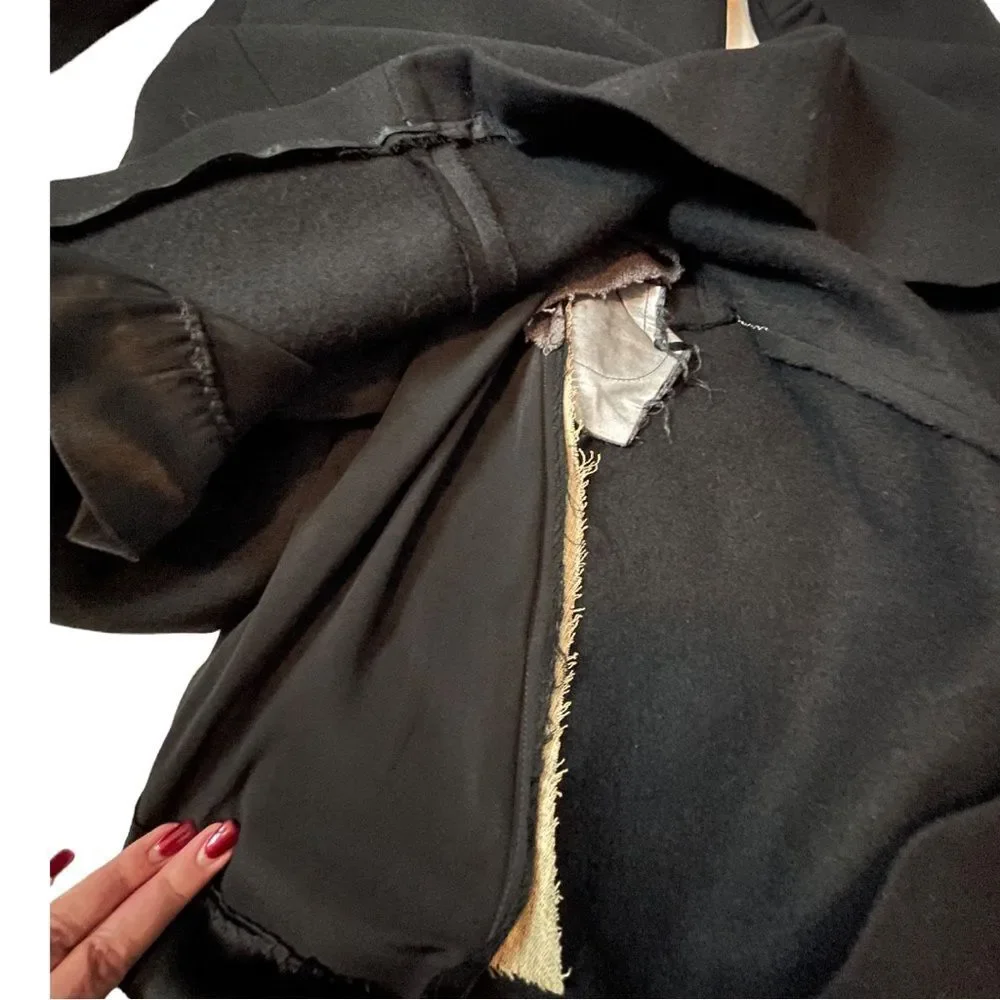 ✔️ Vintage Tailor Made Vintage Dress Coat with Mink Collar 1950’s 1960’s